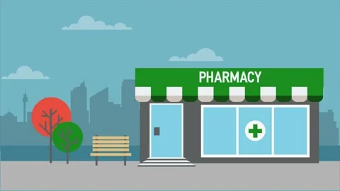 Background explainer, pharmacy, hight quality Stock Footage 132226168
