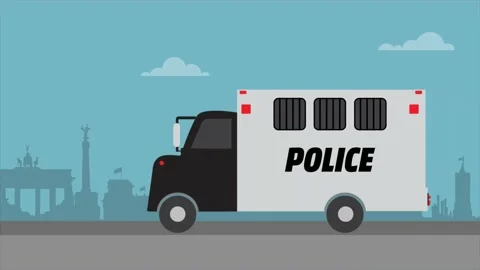 Background explainer, police, hight quality Stock Footage 132226291