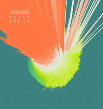 Background with exploding rays. Abstract vector illustration. Stock Illustration