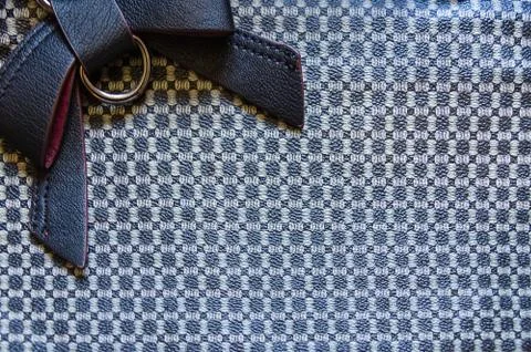 Background of fabric flowers pattern with loop detail Stock Photos