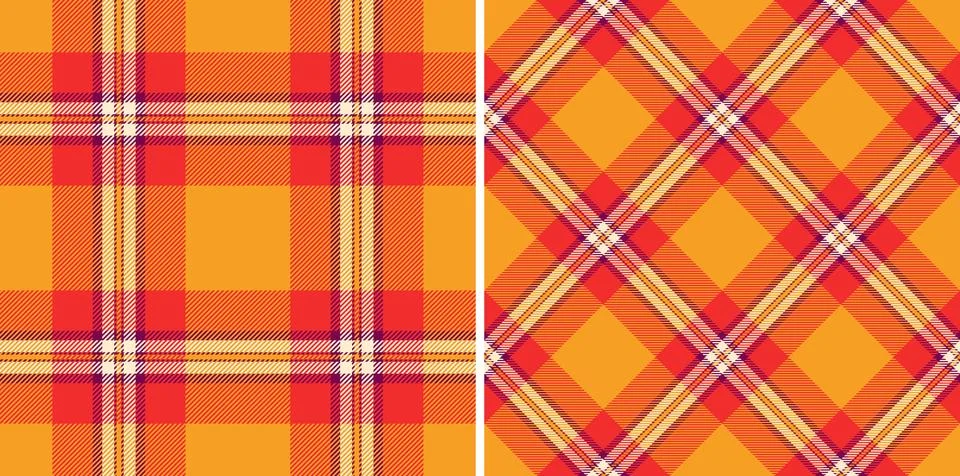 Background fabric pattern of plaid textile check with a seamless tartan vec.. Illustrazione stock