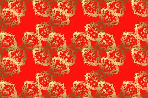 Background for Fabric, Textile, Print and Invitation. Seamless pattern. Flourish 스톡 일러스트