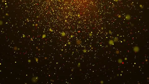 Background of falling magic dust particles. Abstract christmas concept. Energ Illustrazione stock