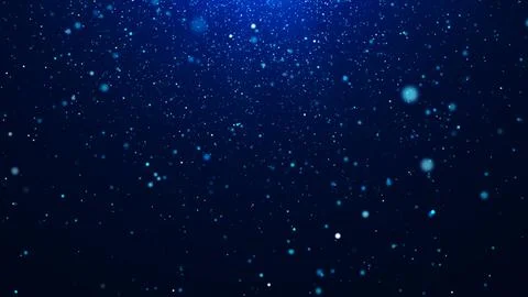 Background of falling magic dust particles. Abstract christmas concept. Stock Illustration
