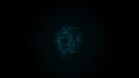 Background of fantasy black and white plexus. Abstract technology futuristic 库存影片 82598058