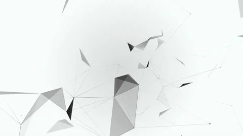 Background of fantasy black and white plexus. Abstract technology futuristic 库存影片 106192589