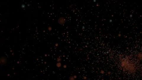 Background of fast moving dots in storm. Design. A lot of points are moving in Stock Illustration