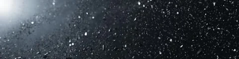 A background featuring flowing technological particles is continuously played. 스톡 동영상 340124729