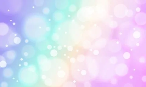 Background featuring a vibrant rainbow gradient with a soft bokeh effect. Stock Illustration