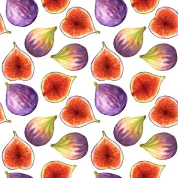 Background with figs Illustrazione stock