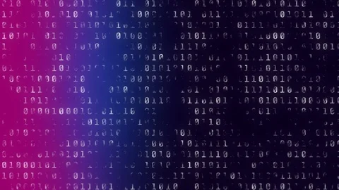 Background filled with binary codes Stock Footage 106194780