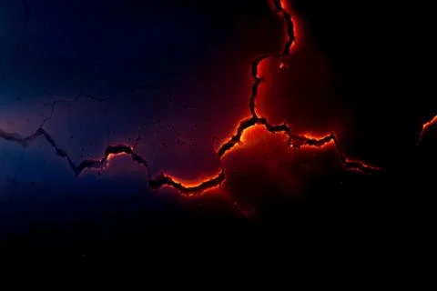 Background fire crack Stock Photos