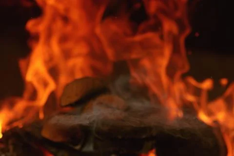 Background fire flames Stock Photos