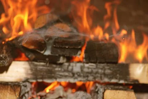 Background fire flames Stock Photos