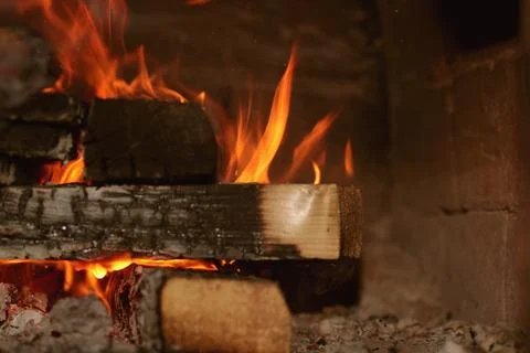 Background fire flames Stock Photos
