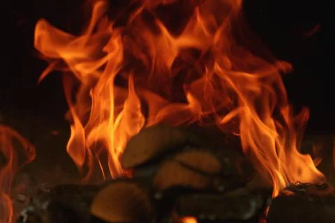 Background fire flames Stock Photos