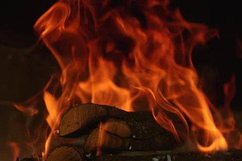 Background fire flames Stock Photos