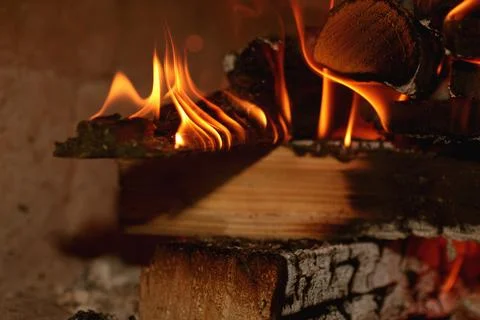 Background fire flames Stock Photos