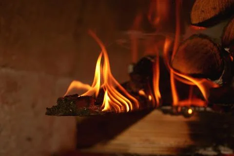 Background fire flames Stock Photos