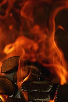 Background fire flames Stock Photos