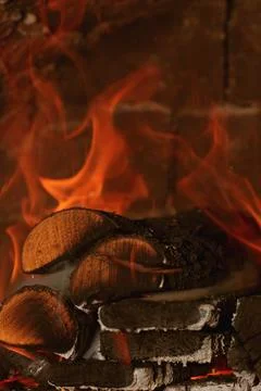 Background fire flames Stock Photos
