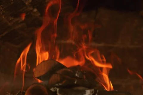 Background fire flames Stock Photos