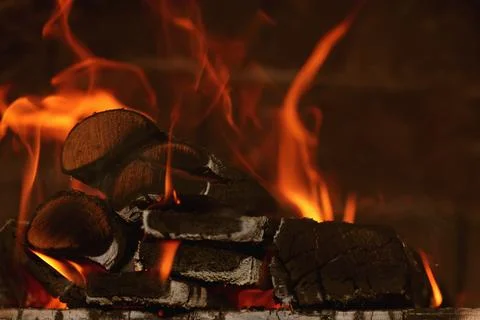 Background fire flames Stock Photos