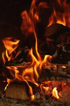 Background fire flames Stock Photos