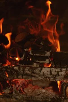 Background fire flames Stock Photos