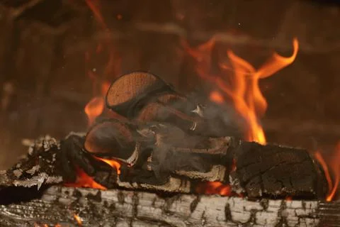 Background fire flames Stock Photos