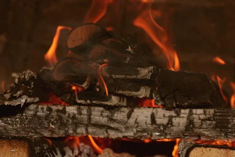 Background fire flames Stock Photos