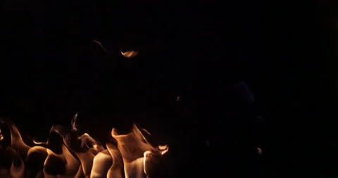 Background With Fire Stock Footage 158931499
