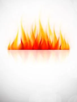 Background with fire Stock Illustration