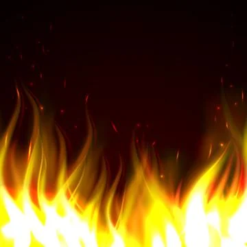 Background with fire Stockillustratie