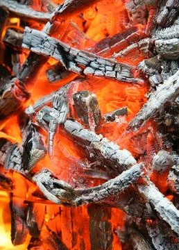 Background from a fire Stock Photos