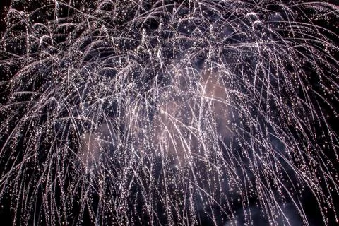 Background of fireworks. Stock Photos