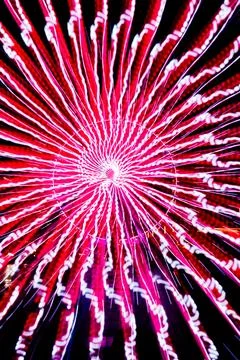 Background with fireworks Stock Photos