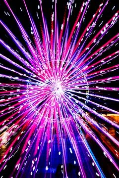 Background with fireworks Fotos de archivo