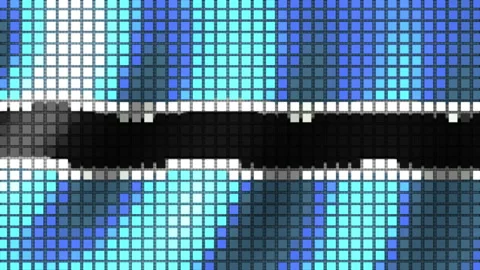 Background of the Flag of Botswana from cubes. Seamless Animation 3D Stockbeeldmateriaal 228645116