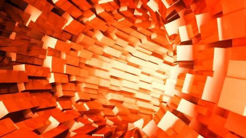 Background flight in sci-fi tunnel. Stock Illustration