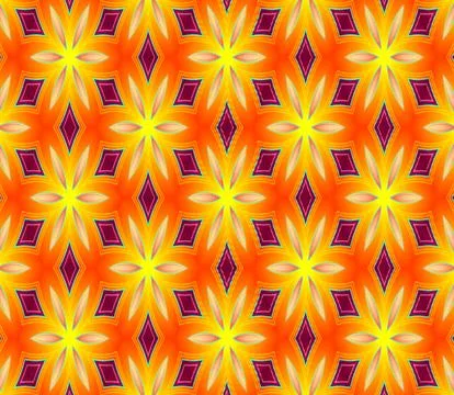 Background with floral batik pattern Stock Illustration