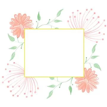 Background floral pattern abstract illustration Stock Illustration