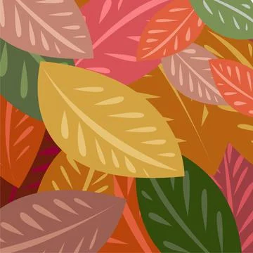 Background floral pattern abstract illustration Stock Illustration