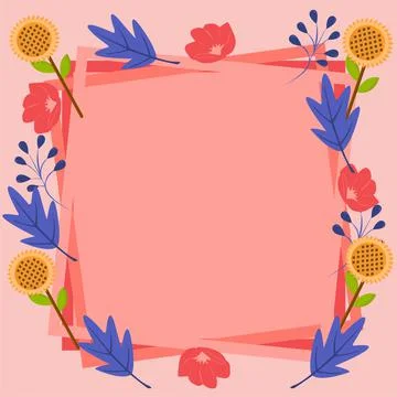 Background floral pattern abstract natural illustration design for wallpaper Stock Illustration