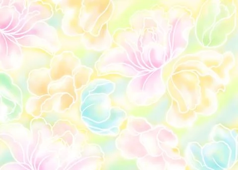 Background with flower Stock Illustration