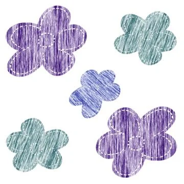 Background with flower Stock Illustration