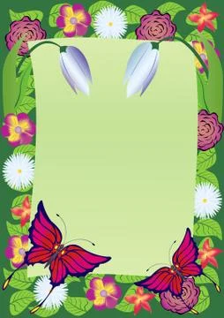 Background of the flowers. Stock Illustration