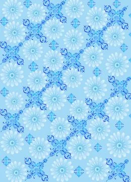 Background with flowers Stock Illustration