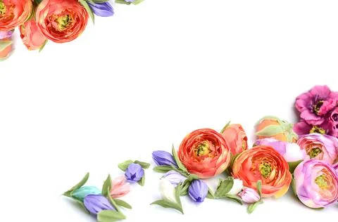 Background with flowers Stock Photos