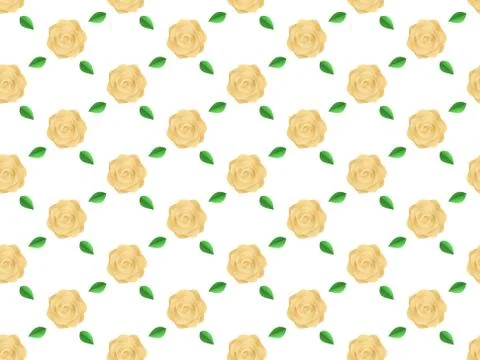 Background flowers roses pattern seamless vector illustration Illustrazione stock